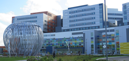 The new state-of-the-art MUHC, photo by Dr. Jing Liu